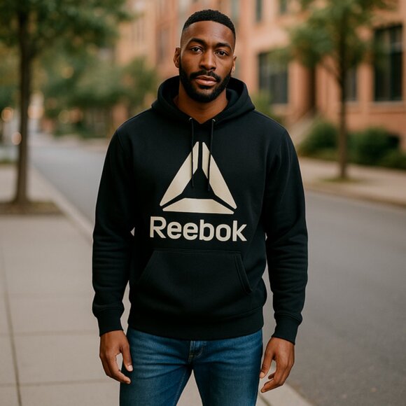 Reebok Other - New Reebok Black Hoodie - Size XL - NWT